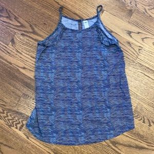 EUC Old Navy Maternity Blue and White Sleeveless Top; Size S